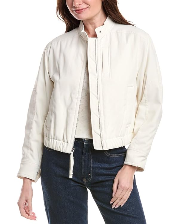 Vince Women's Cropped Bomber Jacket