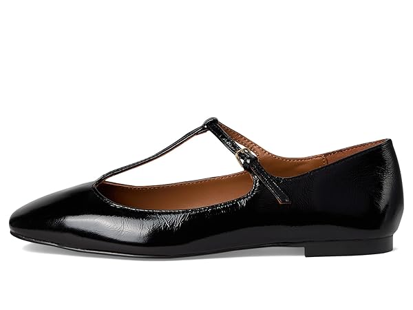 Madewell womens The Mylie T-strap Flat in Leather