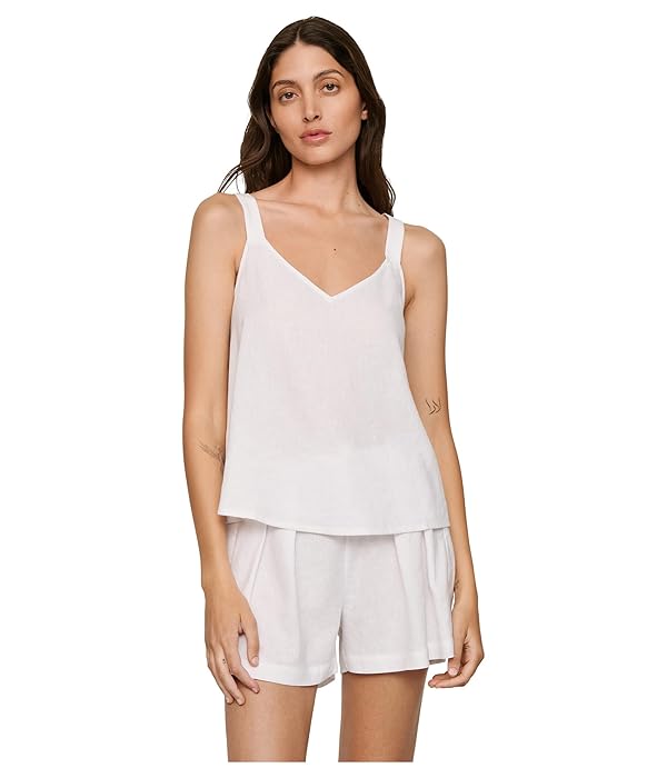 Eberjey Women's Linen Blend V-neck Cami