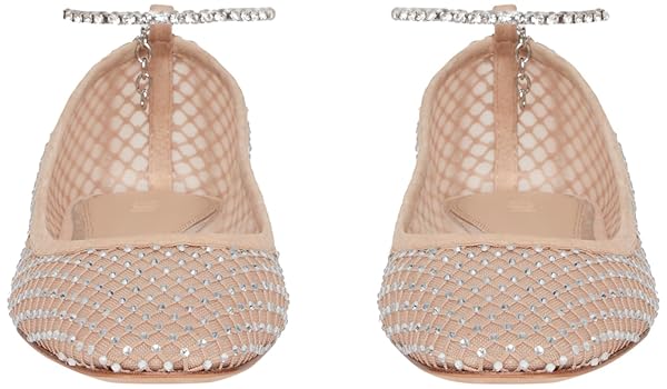 PAIGE Women's Janine with Rhinestone Flat Ballet