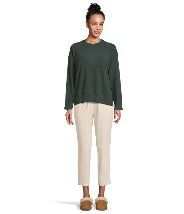 Eberjey Women's Recycled Boucle Crew Pullover