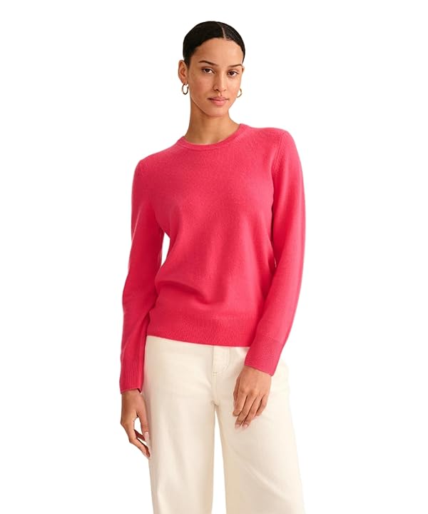 Women's Original Cashmere Crewneck Sweater (US, Alpha, Medium, Regular, Regular