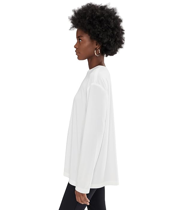 Norma Kamali Womens Oversized Long Sleeve Top
