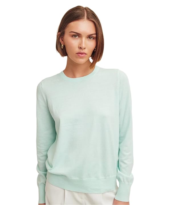 NAADAM Womens Soft by Naadam Cotton Cashmere Crewneck