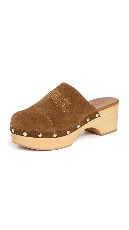 Cinq à Sept Women's Sydney Studded Suede Clogs