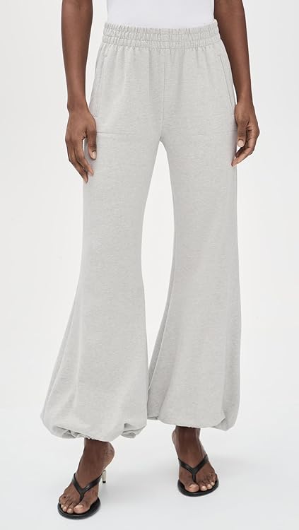 Norma Kamali Women's Boyfriend Puff Jog Sweatpants