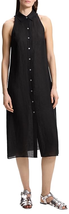 Theory Women's Halter Neck Shirt Dress