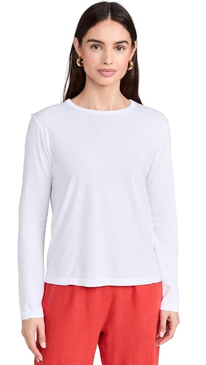 DONNI. Women's The Jersey Relaxed Long Sleeve Tee