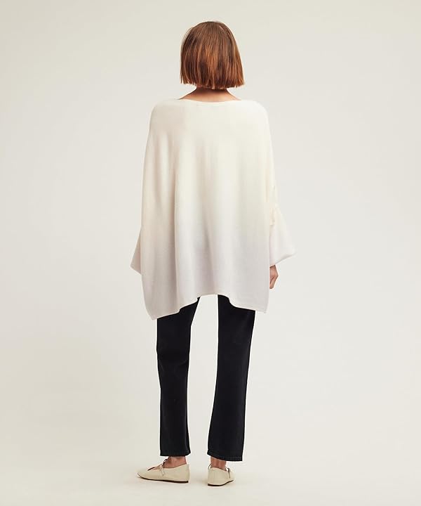 NAADAM Women's Ombre Poncho Sweater