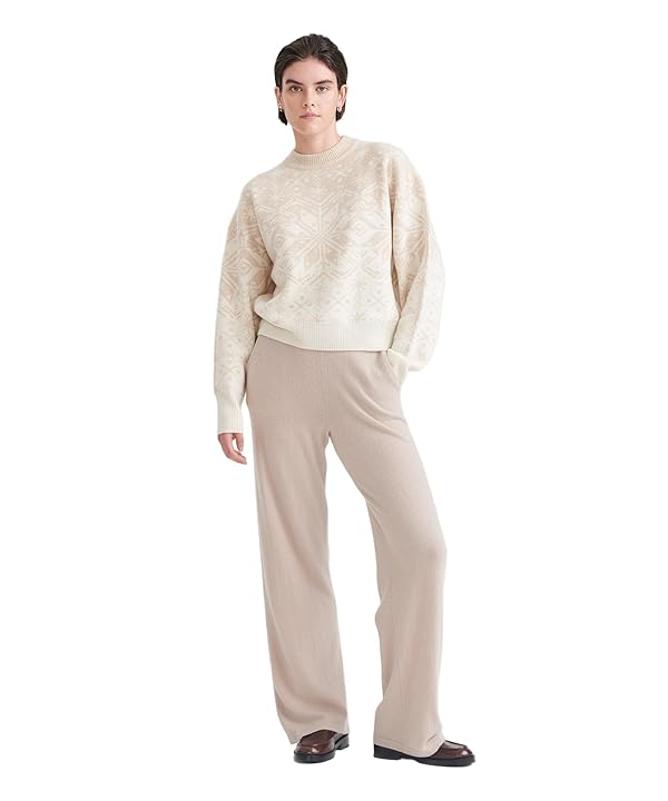 NAADAM Women's Signature Cashmere Paperbag Wide Leg Pants