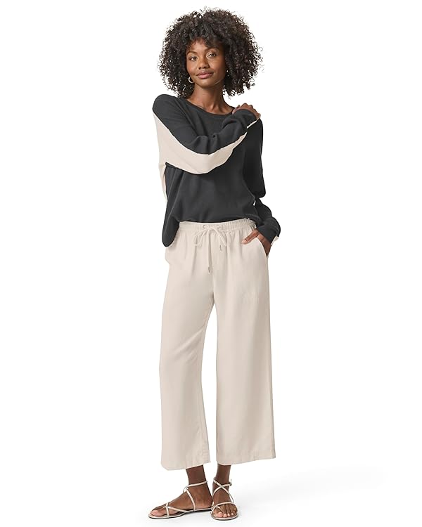 Splendid Women's Angie Crop Wide Leg Pants