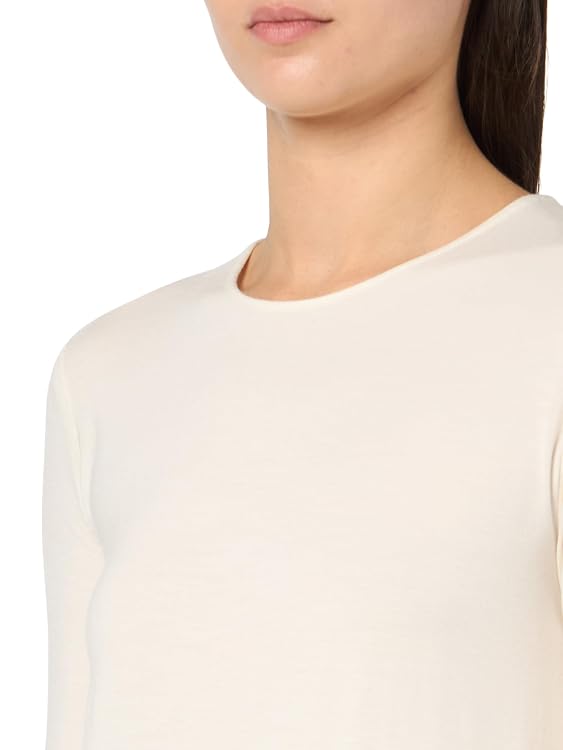 Norma Kamali Women's Long Sleeve Crew Top