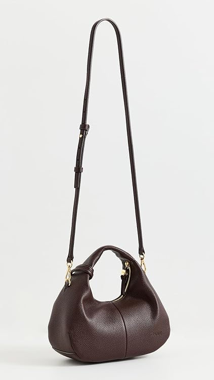 Ganni Women's Hobo Mini Grained Bag