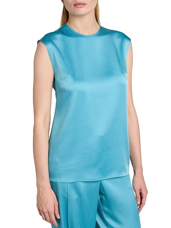 Satin Sleeveless Top