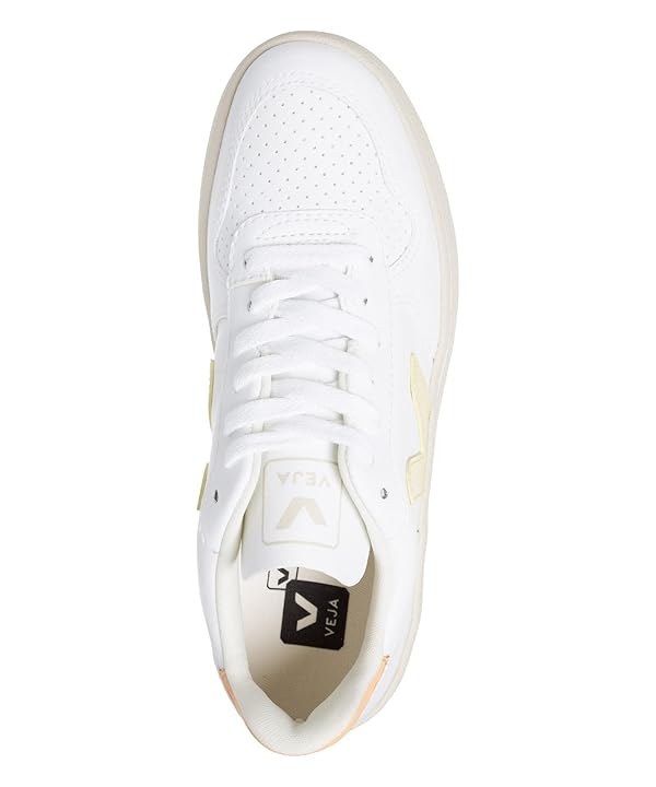 Veja Women V-10 Sneakers White - Sun - Peach 9 US
