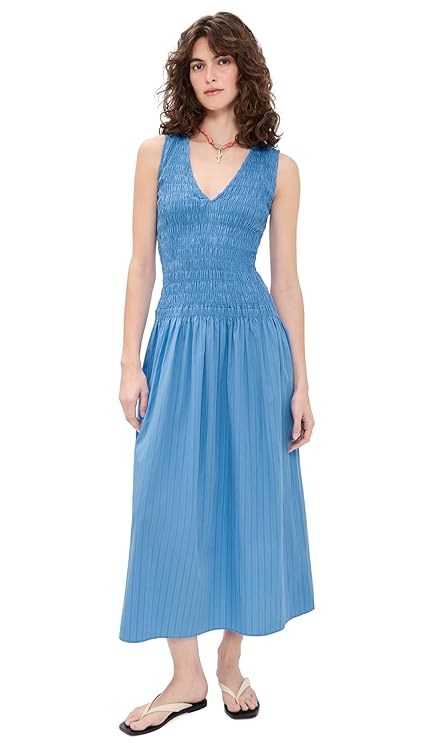FAITHFULL Women's Palomar Midi Dress