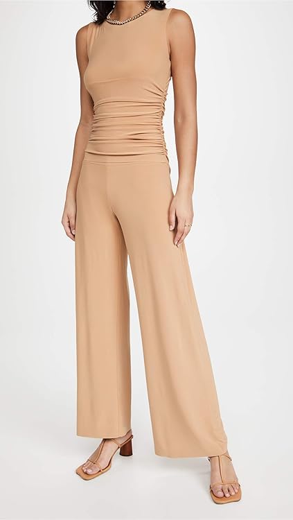 Norma Kamali Women's Kamali Kulture Shirred Waist Jumpsuit