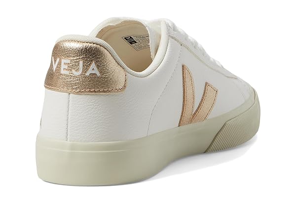 VEJA, Women, Campo, Extra White/Platine, 11.5, Medium