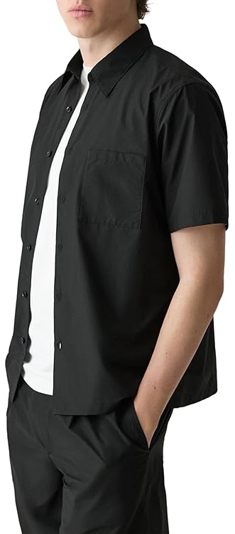 Theory Men's Noll Short Sleeve in Soft Lawn