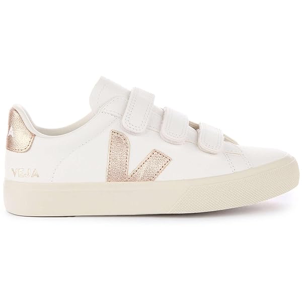 Veja Women's Recife Logo Sneakers, Extra/White/Platine, 6.5 Medium US