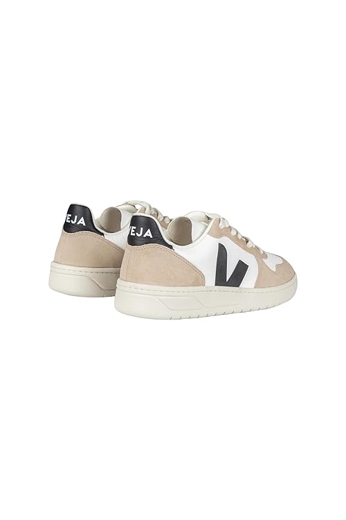 VEJA Women V-10 Extra White/Black/Sahara EU 41 (US Women's 10) Medium