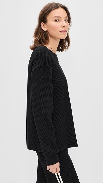 DONNI. Women's The Thermal Crew Neck Pullover