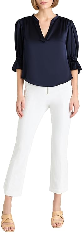 Cinq à Sept Women's Split Neck Fiona Top