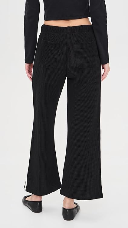 DONNI. Women's The Thermal Crop Stripe Pants