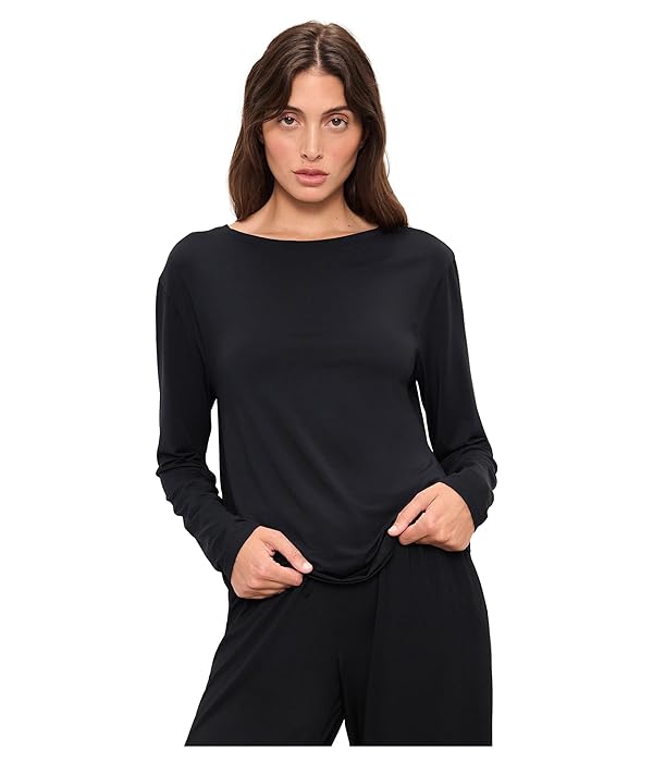 Eberjey Gisele Modal Everyday Long Sleeve Tee