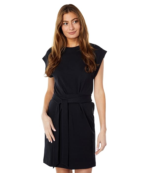 Vince Women's Short Sleeve Tie Waist Dress