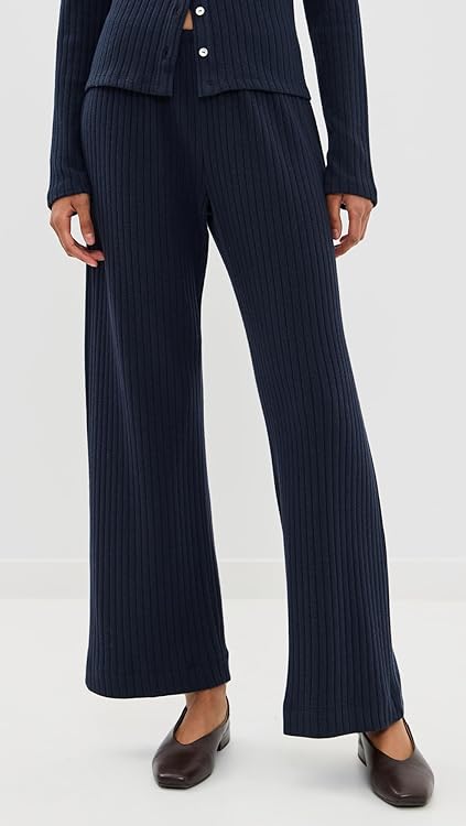 DONNI. Women's The Sweater Rib Simple Pants