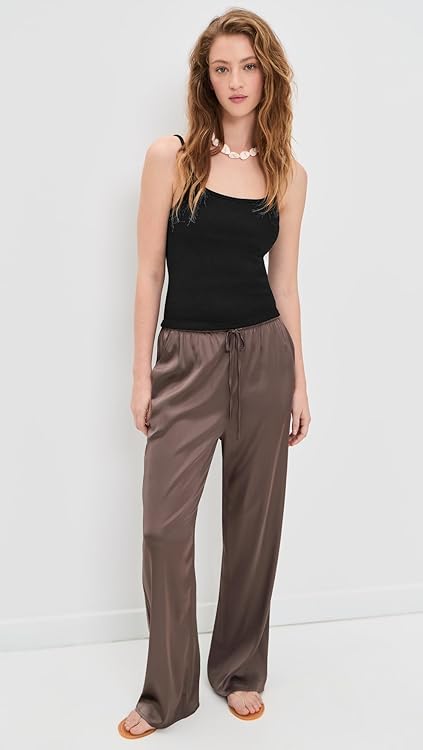 DONNI. Women's The Rib Spaghetti Tank