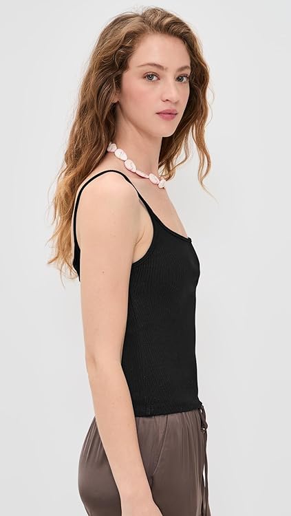 DONNI. Women's The Rib Spaghetti Tank