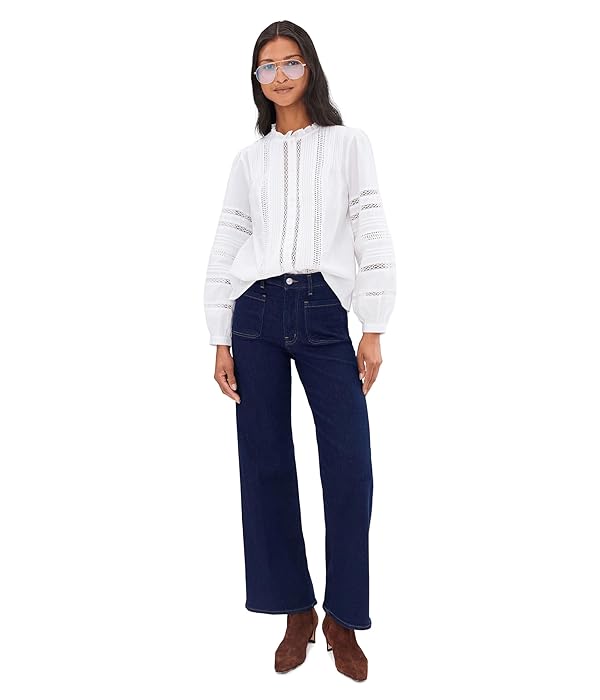 Madewell Women's The Emmy Wide-Leg Jean in Rinse Wash
