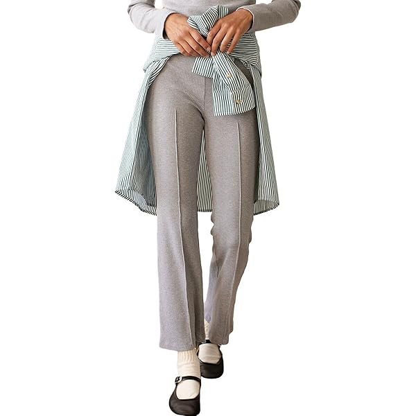Donni Fitted Kick Flare Cropped Hem Pant