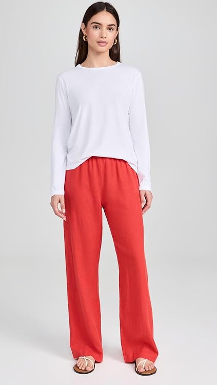 DONNI. Women's The Jersey Relaxed Long Sleeve Tee