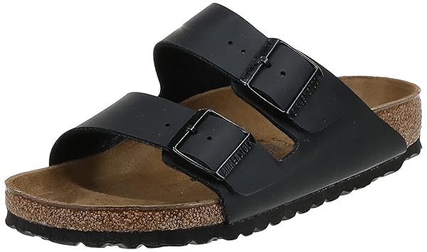 Birkenstock Arizona Sandal - Women's Black Birko-Flor, 38.0