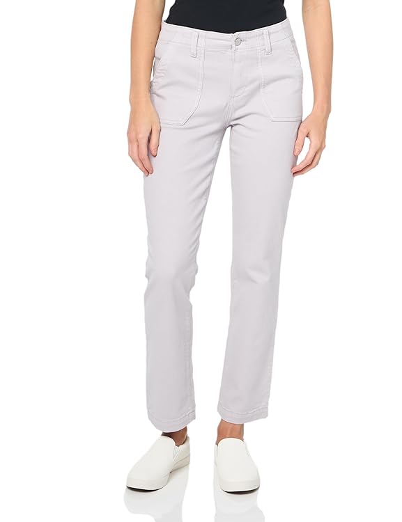 PAIGE Women's Mayslie Straight Ankle Jeans