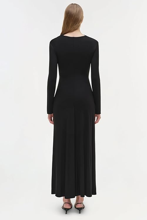 Ferrera Draped Jersey Midi Dress