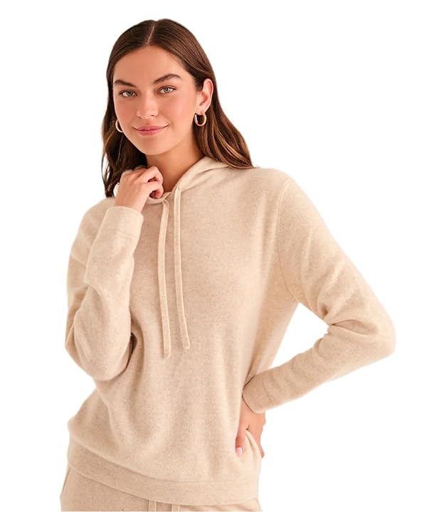 NAADAM Womens The Off-Duty Cashmere Hoodie