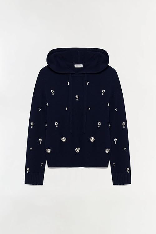 Karmen Embellished Cashmere Hoodie