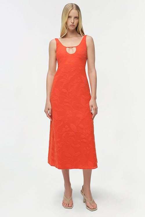 Rosalia Jacquard Midi Dress