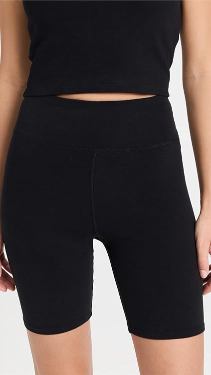 Eberjey Luxe Sweats - The Bike Shorts Black XS