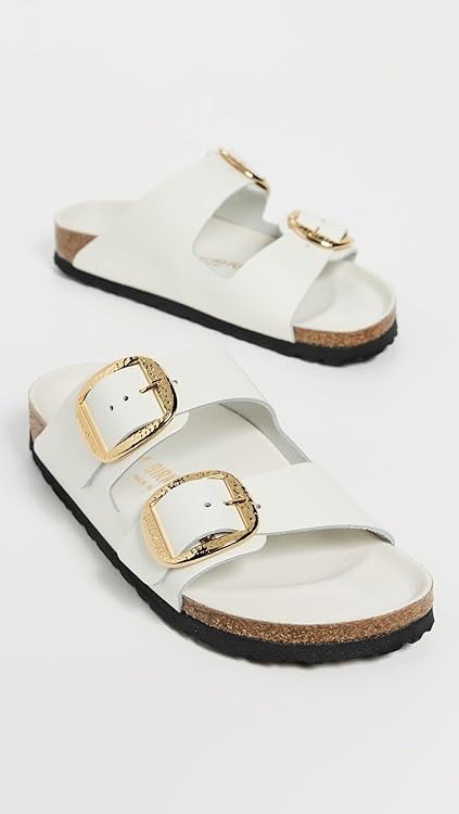 Birkenstock Women's Arizona Big Buckle High Shine Hammered Sandals