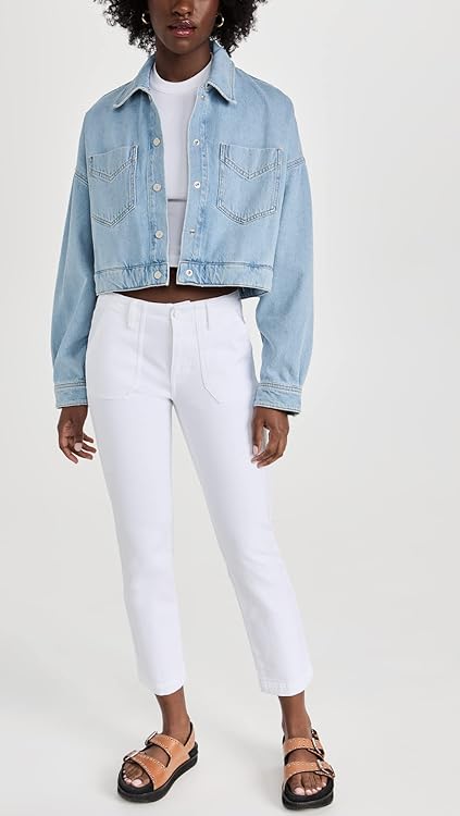 PAIGE Women's Mayslie Straight Ankle Jeans