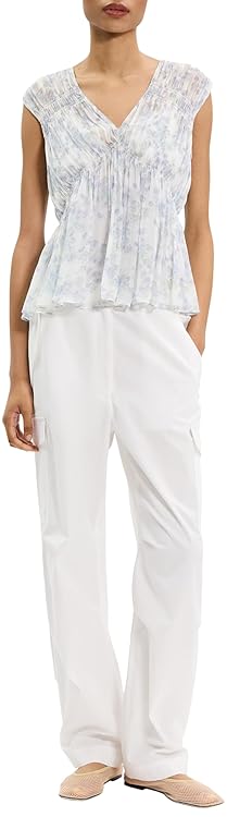 Theory Women's Sl Rchd V Top