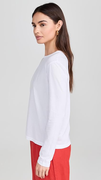 DONNI. Women's The Jersey Relaxed Long Sleeve Tee
