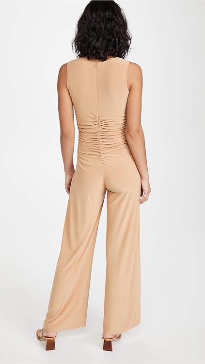 Norma Kamali Women's Kamali Kulture Shirred Waist Jumpsuit
