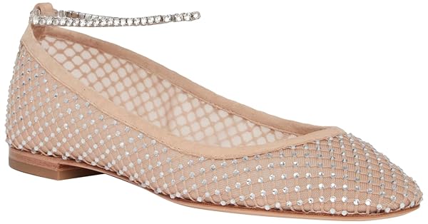 PAIGE Women's Janine with Rhinestone Flat Ballet