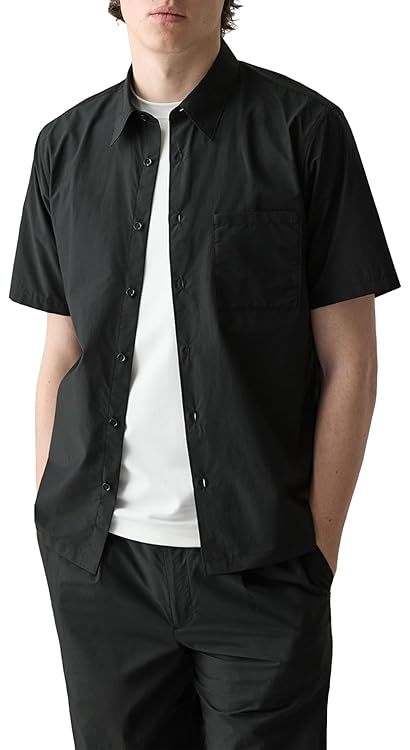 Theory Men's Noll Short Sleeve in Soft Lawn